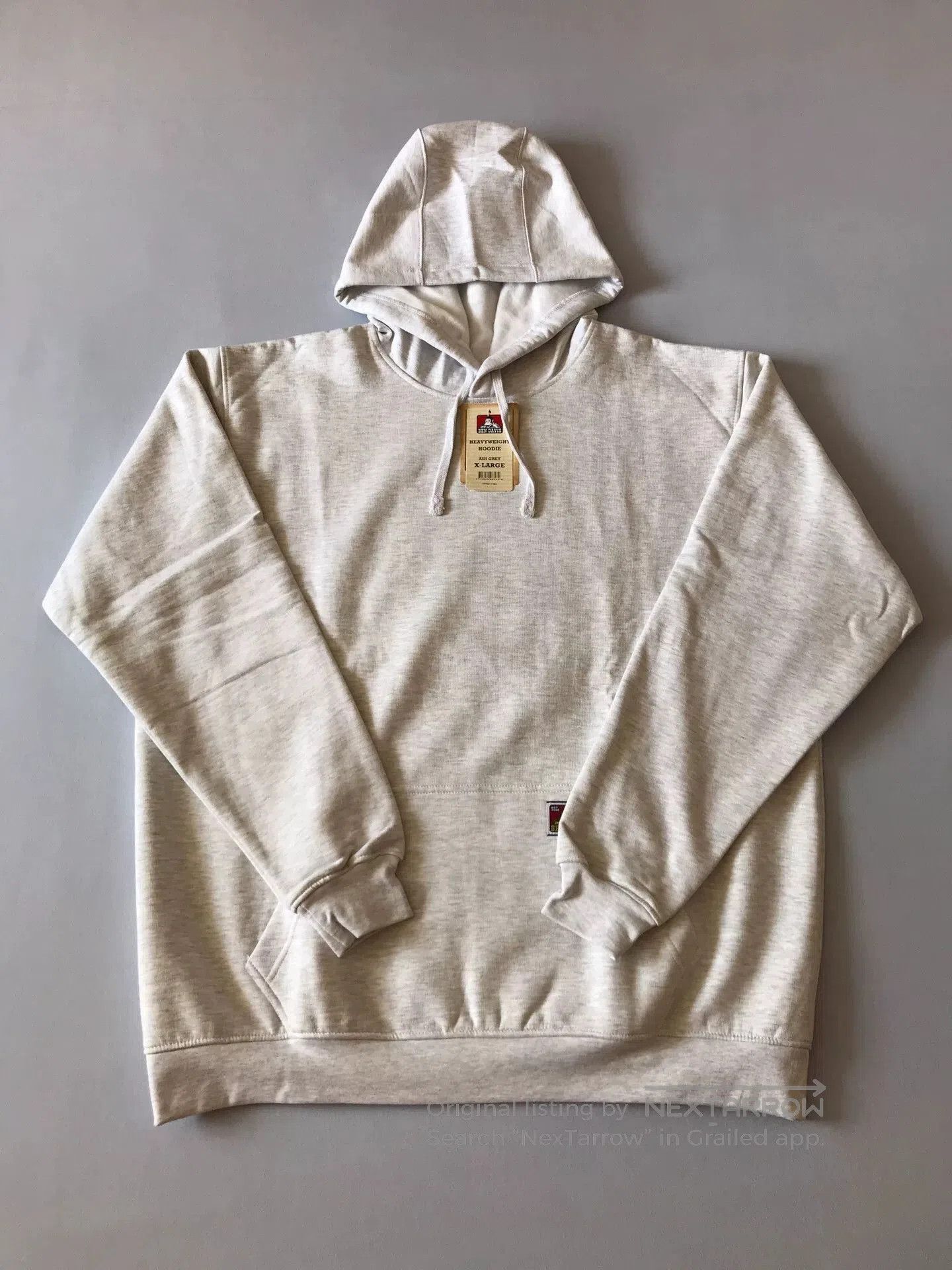 Ben Davis Ben Davis Gray White Hooded Pullover. Size US XL / EU 56 / 4 - 1 Thumbnail