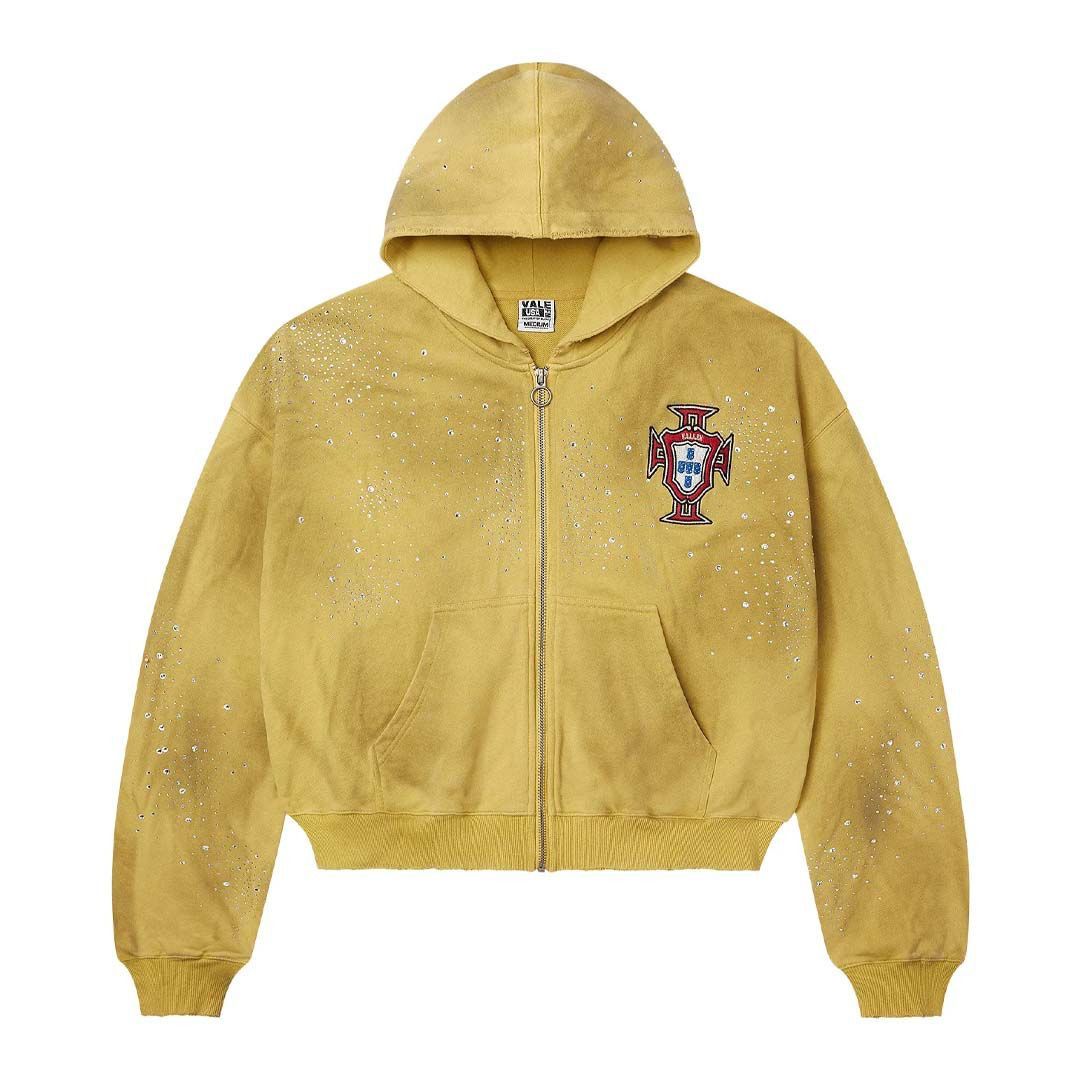 Vale Vale Forever 'Sun Clustered' Yellow Zip Up Hoodie Size US XL / EU 56 / 4 - 1 Preview