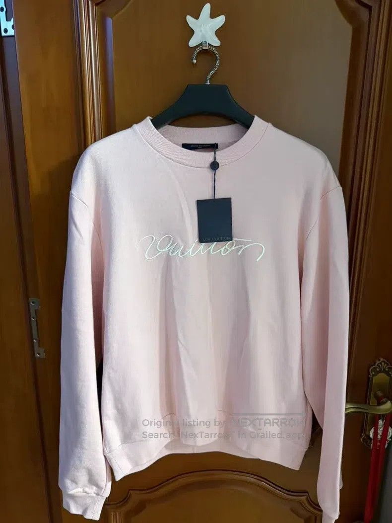 Louis Vuitton Louis Vuitton 25 years new pink logo sweatshirt Size US XL / EU 56 / 4 - 1 Thumbnail