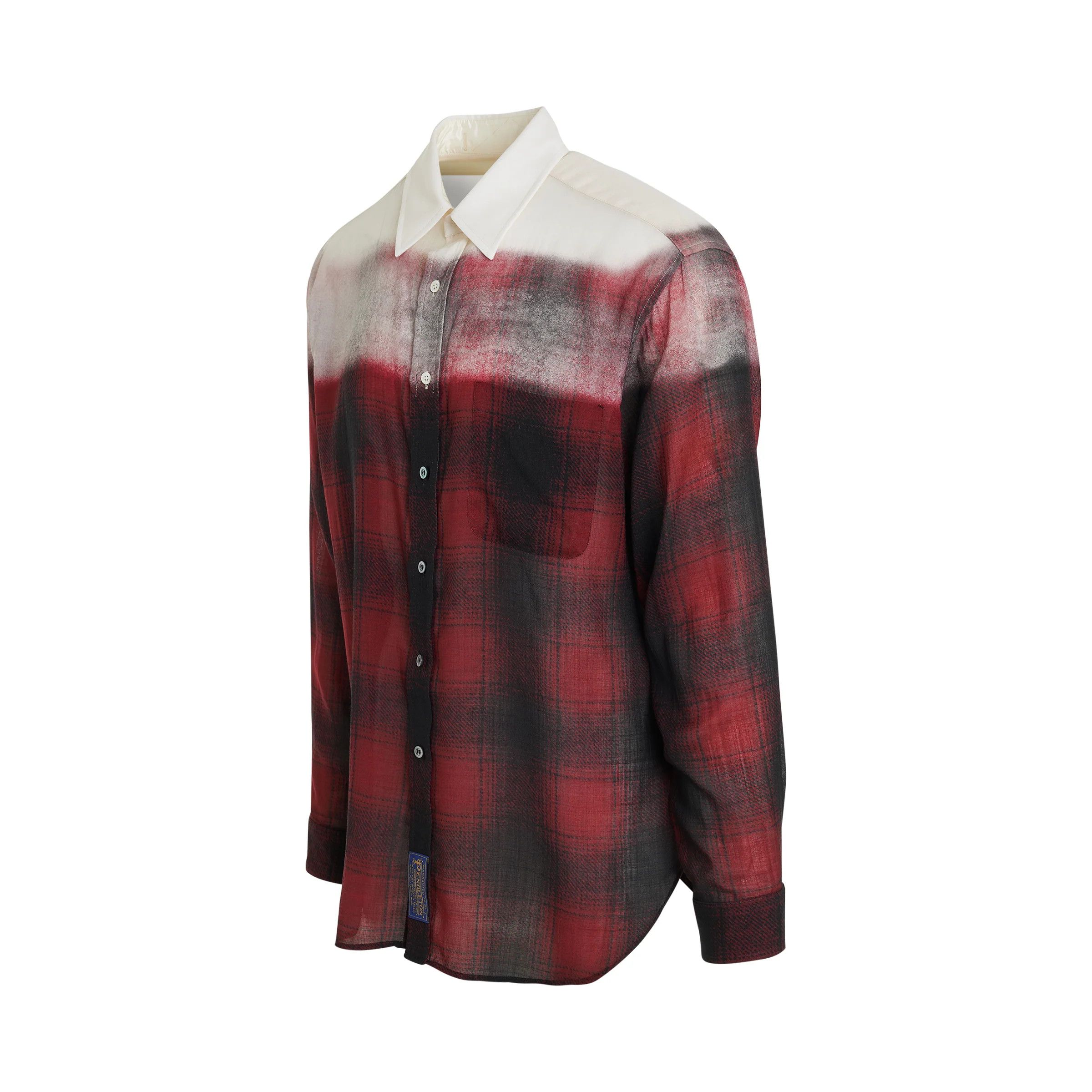 Maison Margiela o1mris0824 Checked Shirt in Red Size US M / EU 48-50 / 2 - 3 Thumbnail