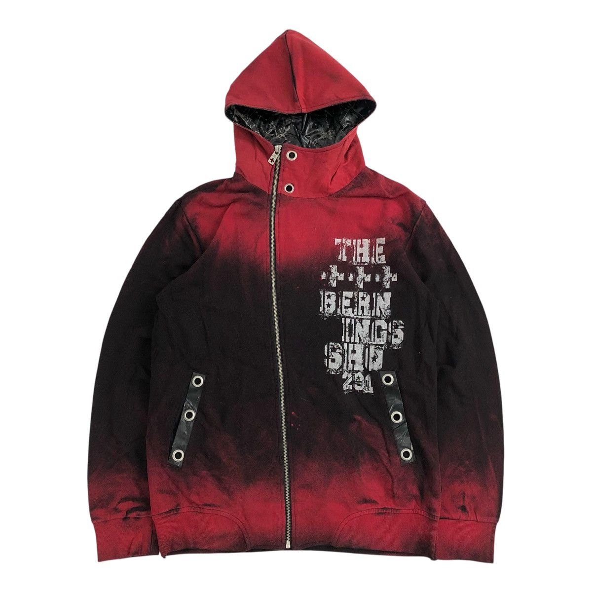 BERNINGS SHO 2000s Bernings Sho Punk LGB Ifsixwasnine Tie Dye Zip Hoodie Size US L / EU 52-54 / 3 - 15 Thumbnail