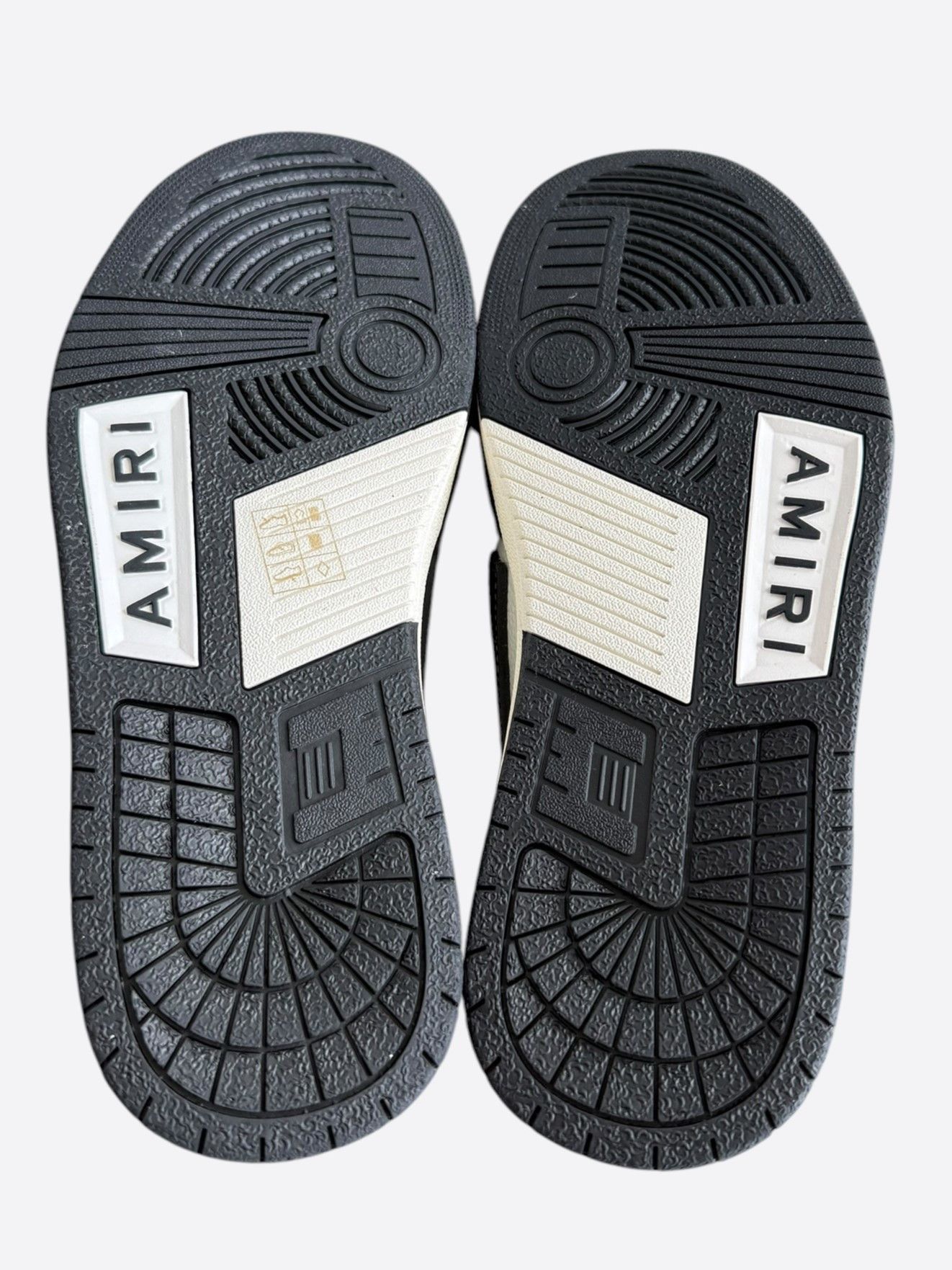Amiri Amiri Brown, Black & White Skeleton Low Top Sneakers Size US 7 / EU 40 - 7 Thumbnail