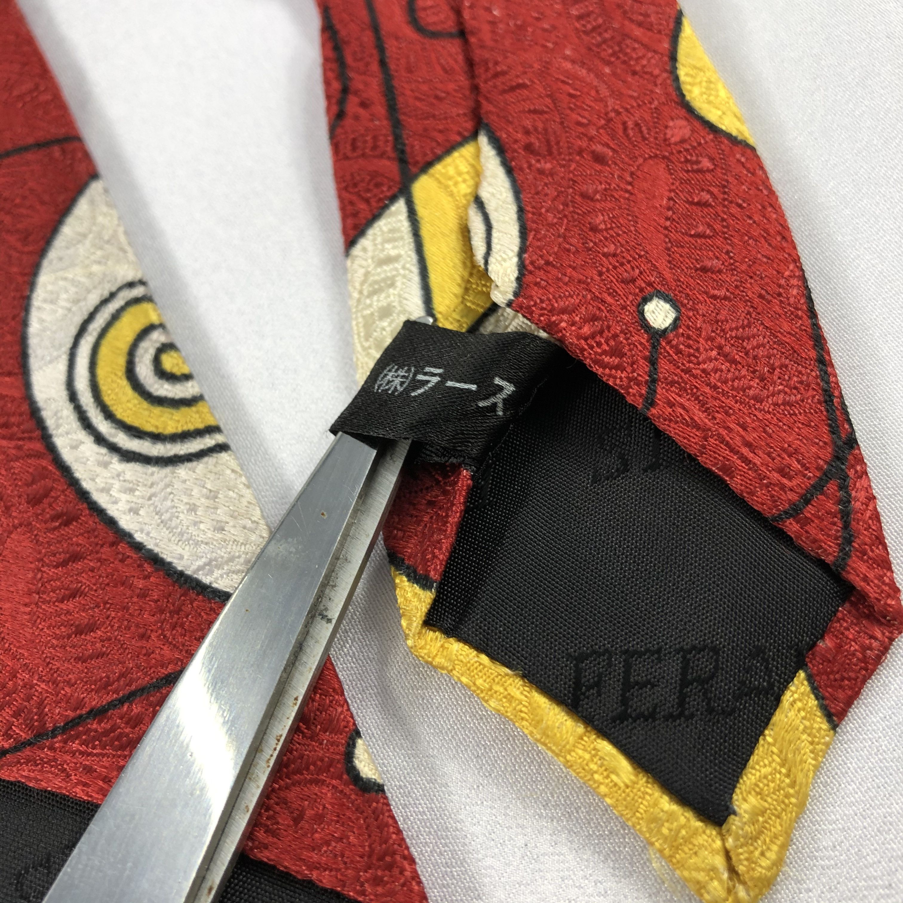 Louis Feraud Louis Feraud Abstract Silk Neck Ties T69 Size ONE SIZE - 6 Thumbnail