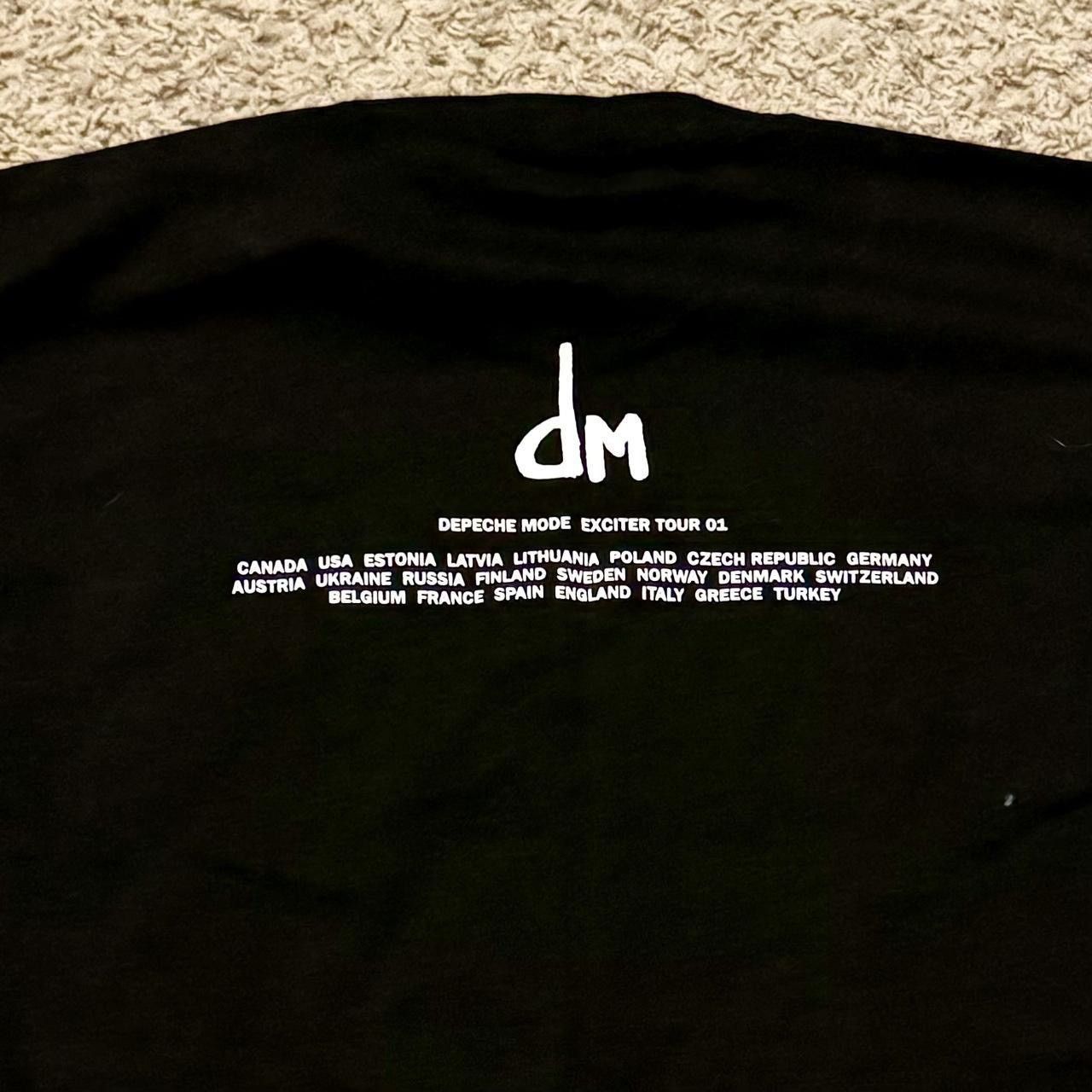 Band Tees 2000 DEPECHE MODE EXCITER TEE! Size US XL / EU 56 / 4 - 5 Thumbnail