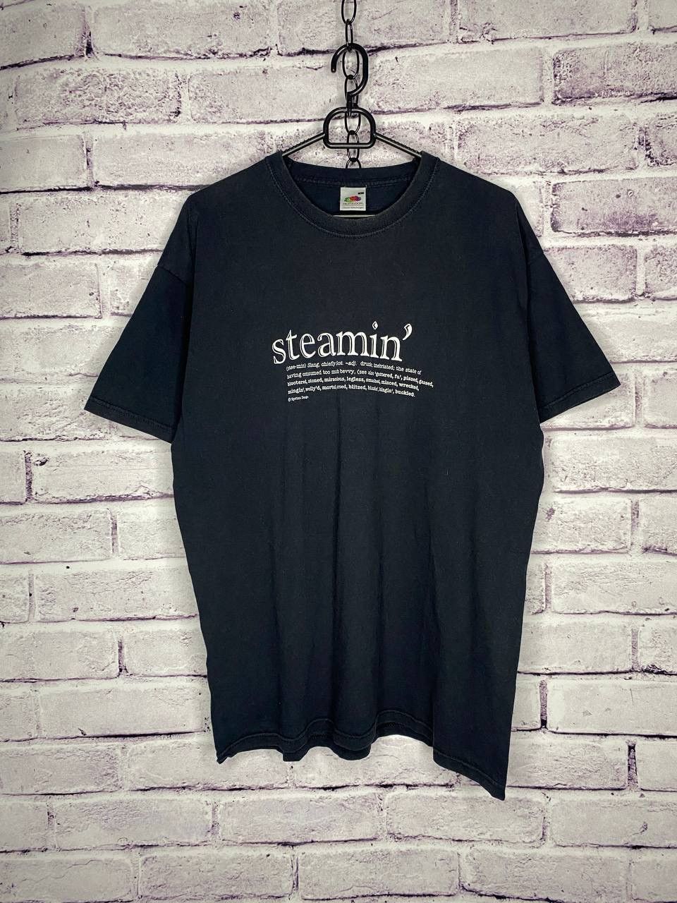 Band Tees MENS Band tees Vintage T-shirt 90s Steamin’ STREETWEAR Size US L / EU 52-54 / 3 - 1 Thumbnail