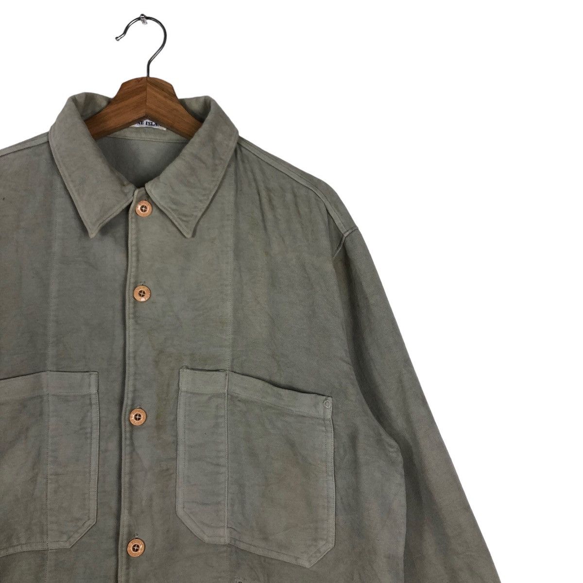 Stone Island 🔥90’s Vintage Stone Island Shirt Jacket Worker Size US M / EU 48-50 / 2 - 6 Thumbnail