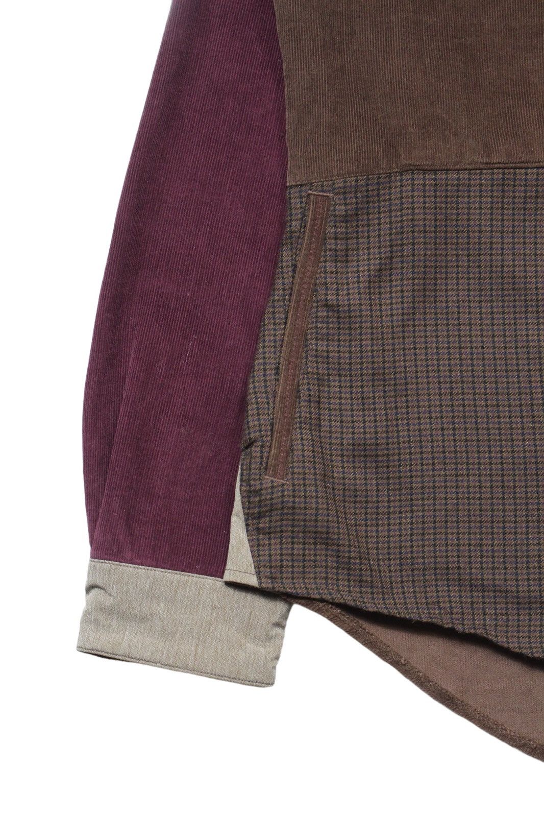 Japanese Brand 2000S KOLPING PATCHWORK CORDUROY SHIRT Size US L / EU 52-54 / 3 - 6 Thumbnail