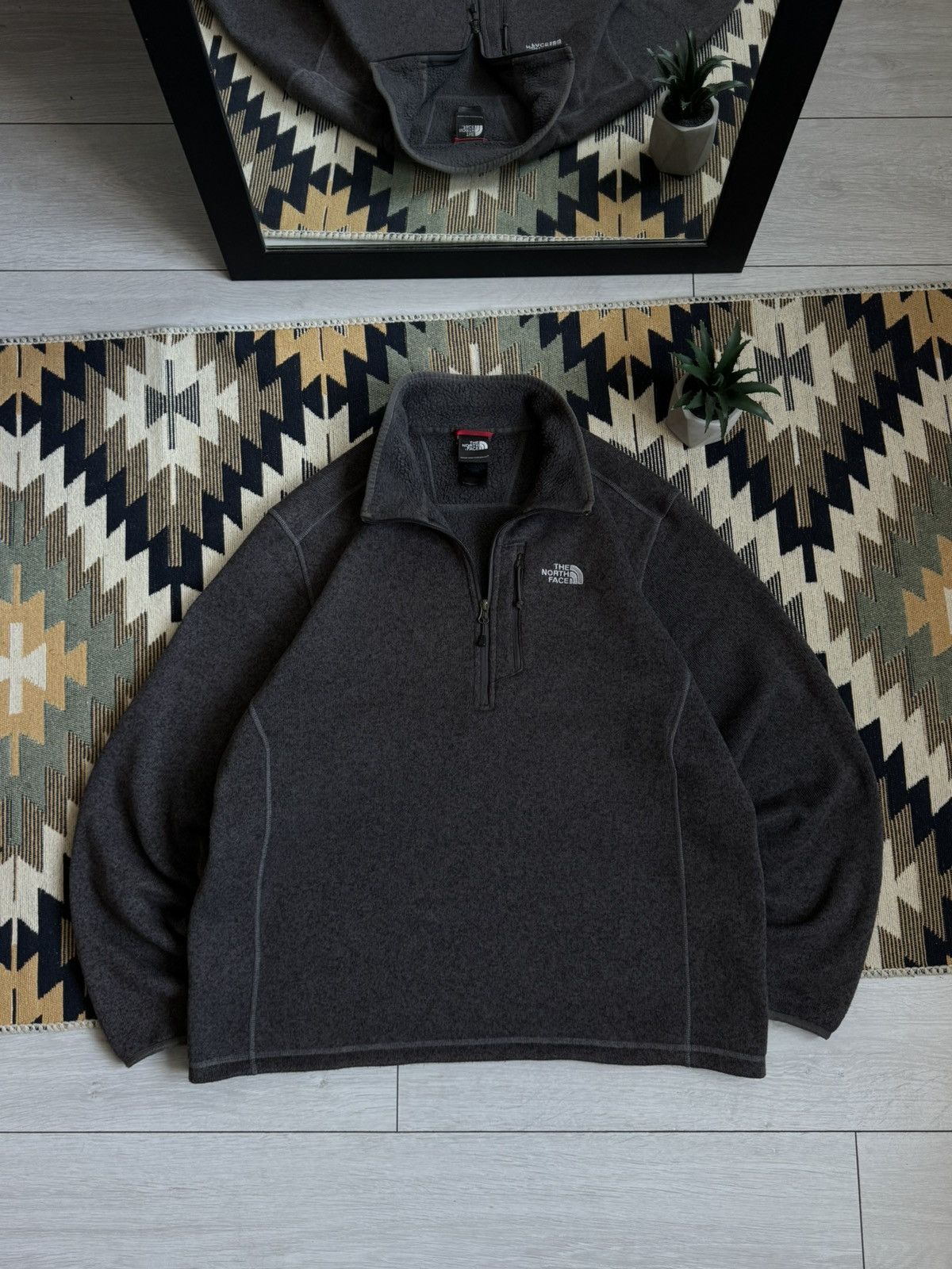 The North Face The North Face Vintage 1/3 Zip Fleece Jacket Size US L / EU 52-54 / 3 - 1 Thumbnail