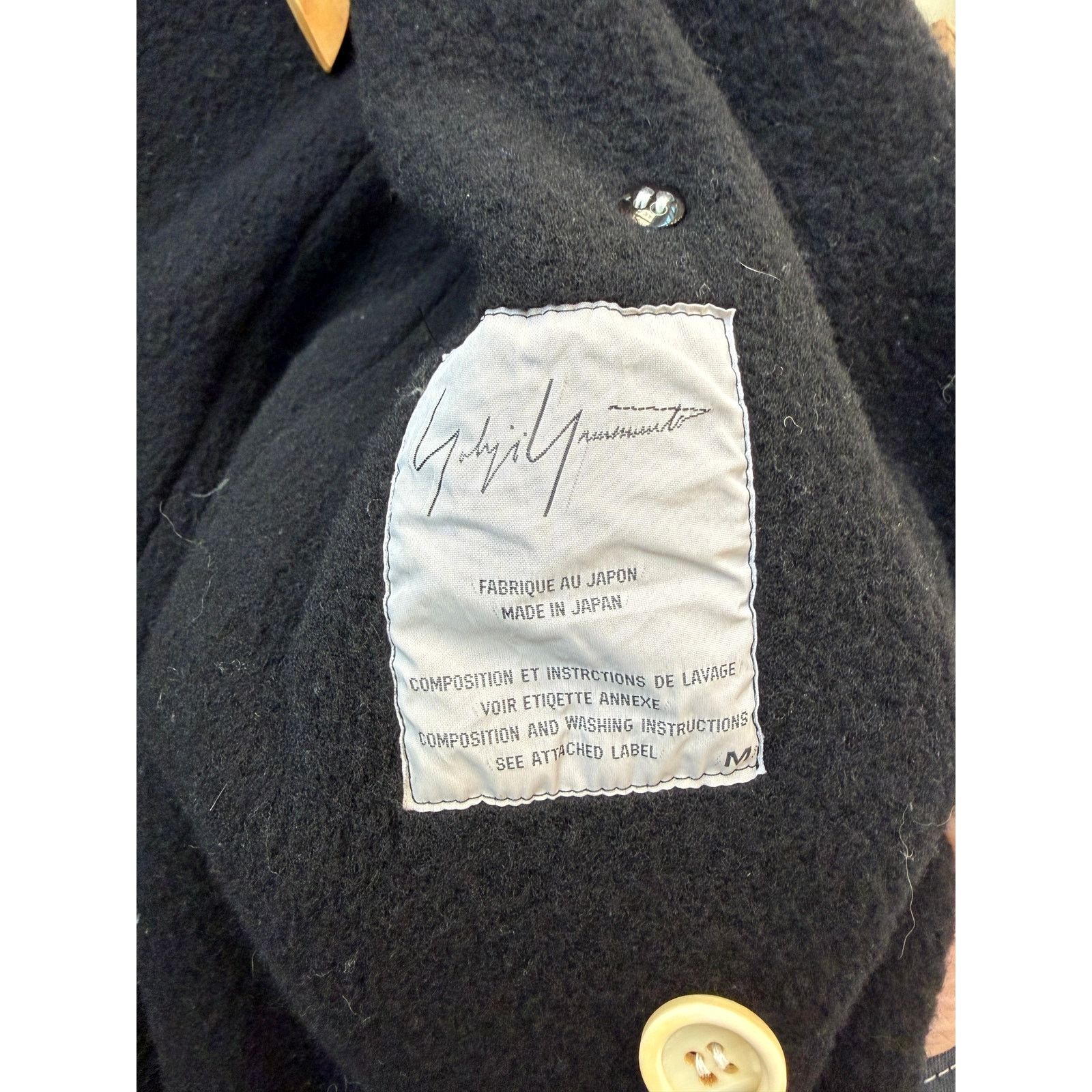 Yohji Yamamoto Yohji Yamamoto Signature Wool Coat Size US M / EU 48-50 / 2 - 5 Thumbnail