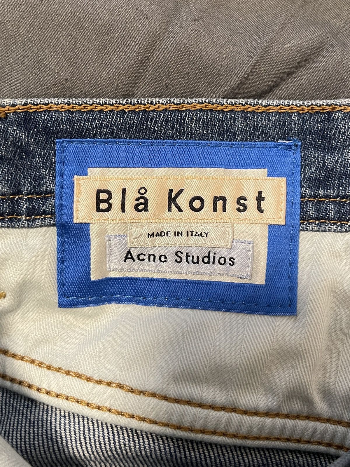 Acne Studios Acne Studios River Slim Tapered Jean Mid Blue 30O173-149 Size US 33 - 5 Thumbnail