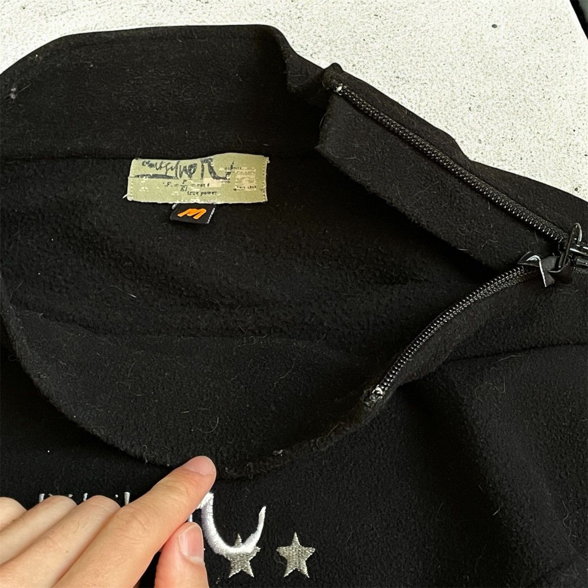 Quiksilver × Vintage Quiksilver Fleece Gorpcore Mini Logo Black Jacket Zip Size US M / EU 48-50 / 2 - 2 Thumbnail
