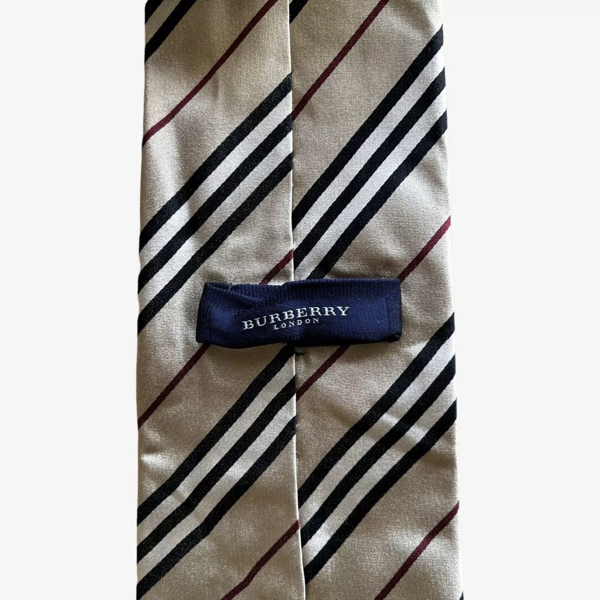 Burberry Vintage Y2K Burberry Nova Check Silk Tie Size ONE SIZE - 2 Thumbnail