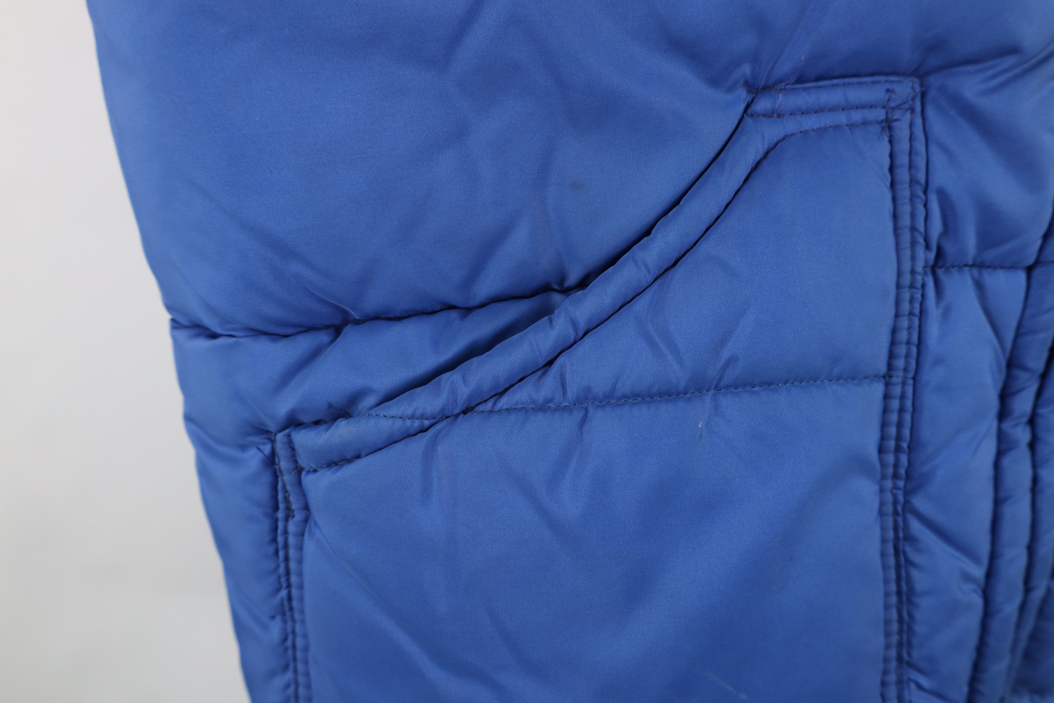 Vintage Vintage 70s Streetwear Blank Puffer Vest Jacket Royal Blue Size US M / EU 48-50 / 2 - 7 Thumbnail