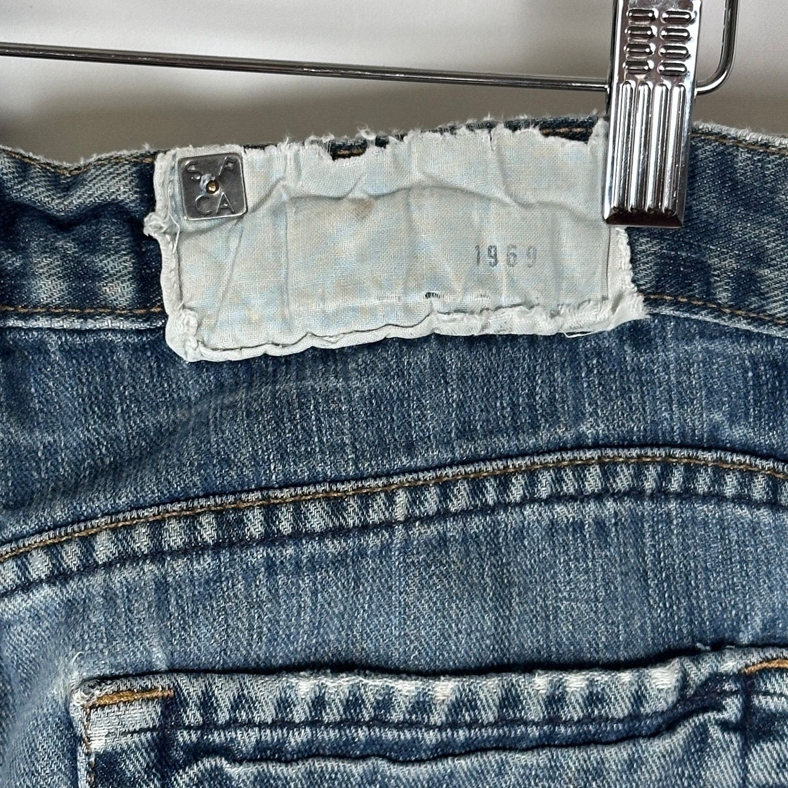 Gap Vintage Morrison Faded Denim Size US 34 / EU 50 - 9 Thumbnail