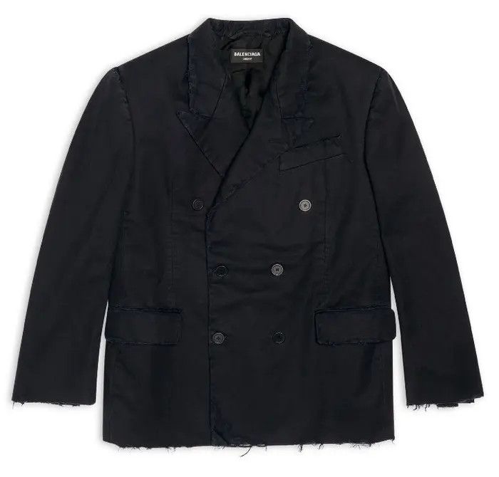 Balenciaga o1bcso1str0326 Shrunk Jacket in Black Size XS / US 0-2 / IT 36-38 - 1 Thumbnail