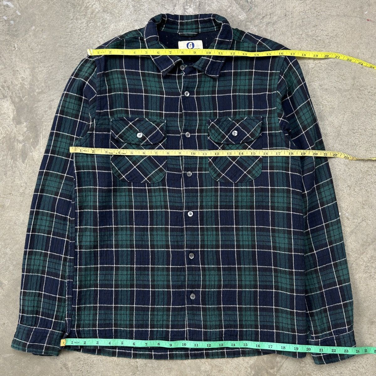 GOODENOUGH × Good Enough × Hiroshi Fujiwara 1990s Goodenough - Green Flannel Size US M / EU 48-50 / 2 - 5 Thumbnail