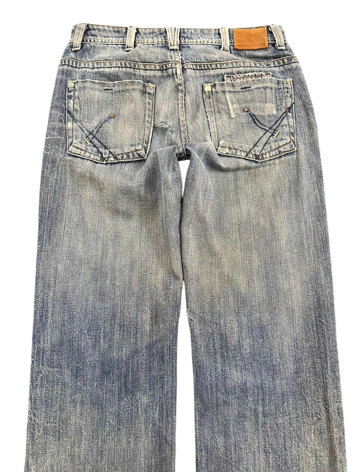 Kapital Vintage Yanuk Flare Ripped Distressed Denim Size US 29 - 6 Thumbnail