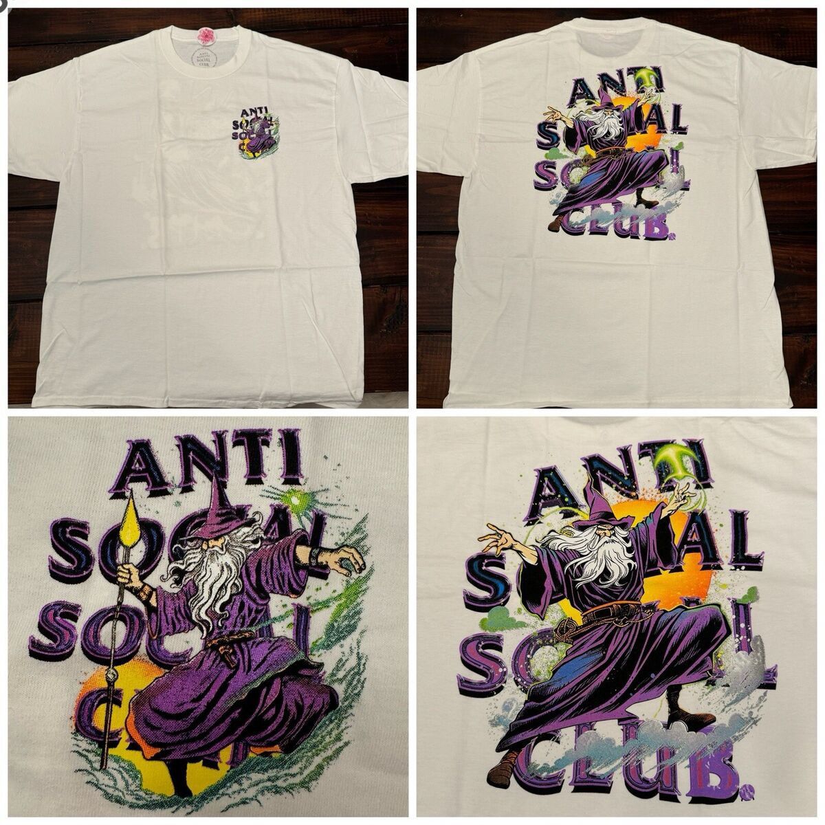 Anti Social Social Club Wizard Sleave Tee Shirt