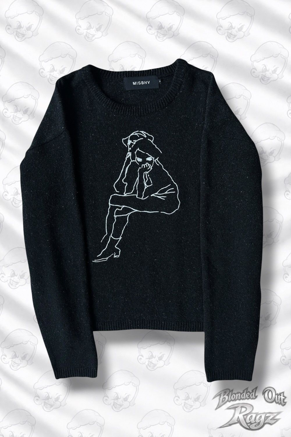 Misbhv Misbhv Warszawa Wool Blend Boxy Fit Sweater Size US XL / EU 56 / 4 - 1 Thumbnail