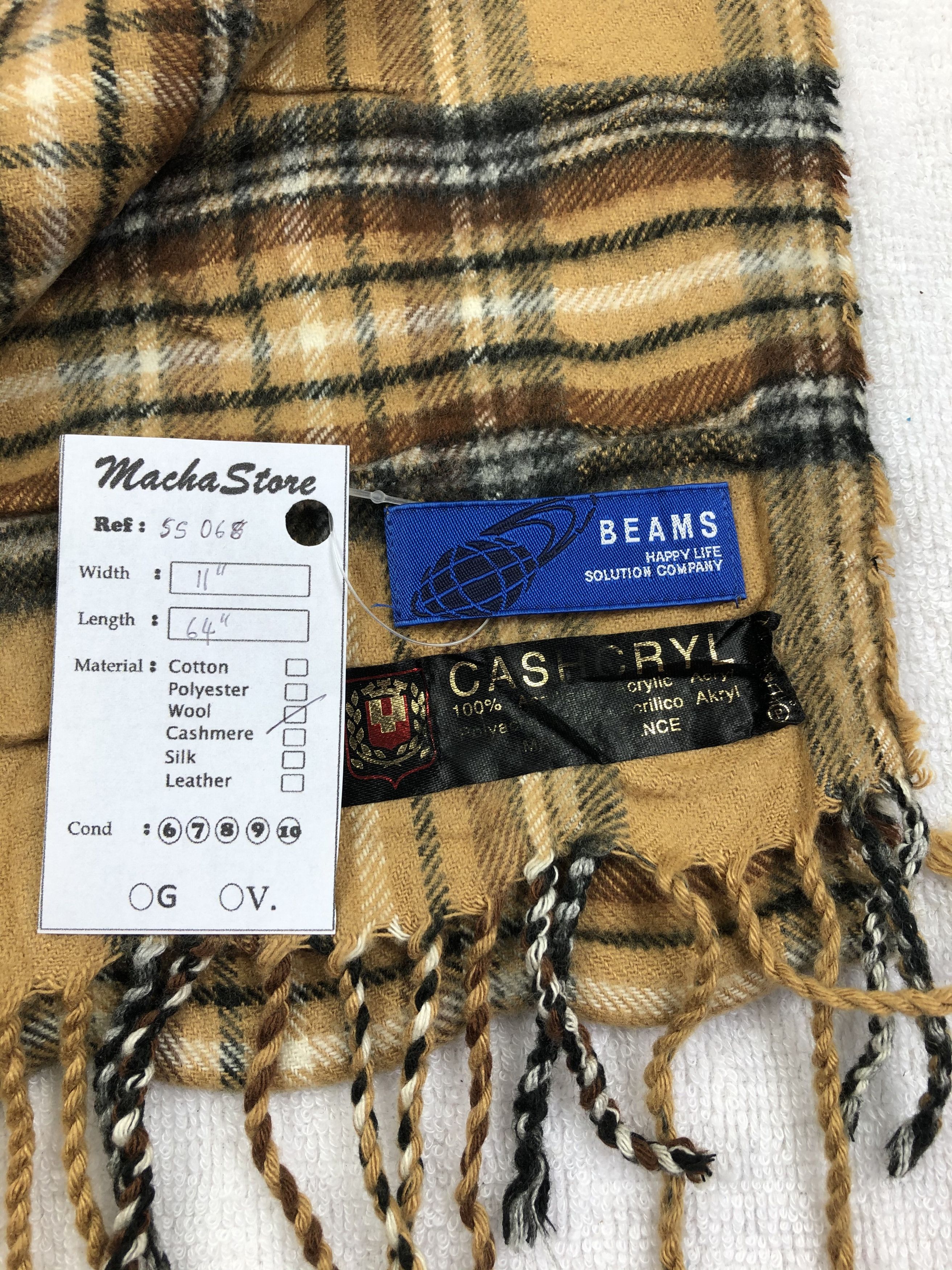 Beams Plus Beams Scarf / Muffler / Neckwear Size ONE SIZE - 5 Thumbnail