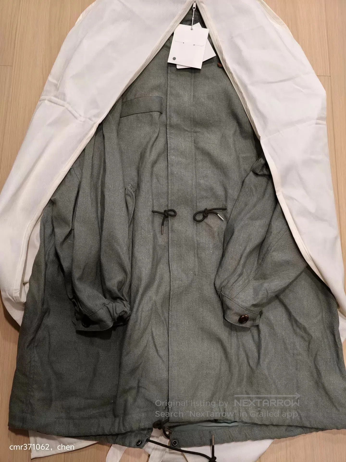 Visvim Green Parka with Fur Trim Hood . Size US M / EU 48-50 / 2 - 8 Thumbnail