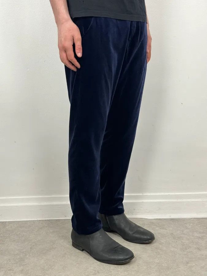 Armani 2010s Armani Navy Velvet Pants Size US 32 / EU 48 - 4 Thumbnail