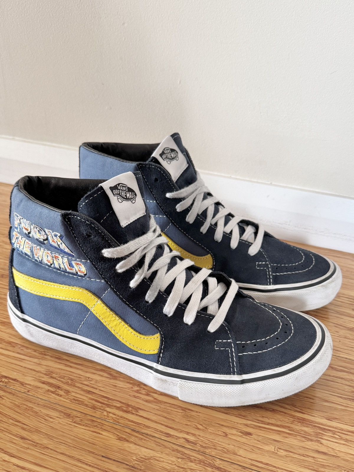 Supreme × Vans Supreme x Vans SK8 Hi Fuck The World Size US 9 / EU 42 - 2 Thumbnail
