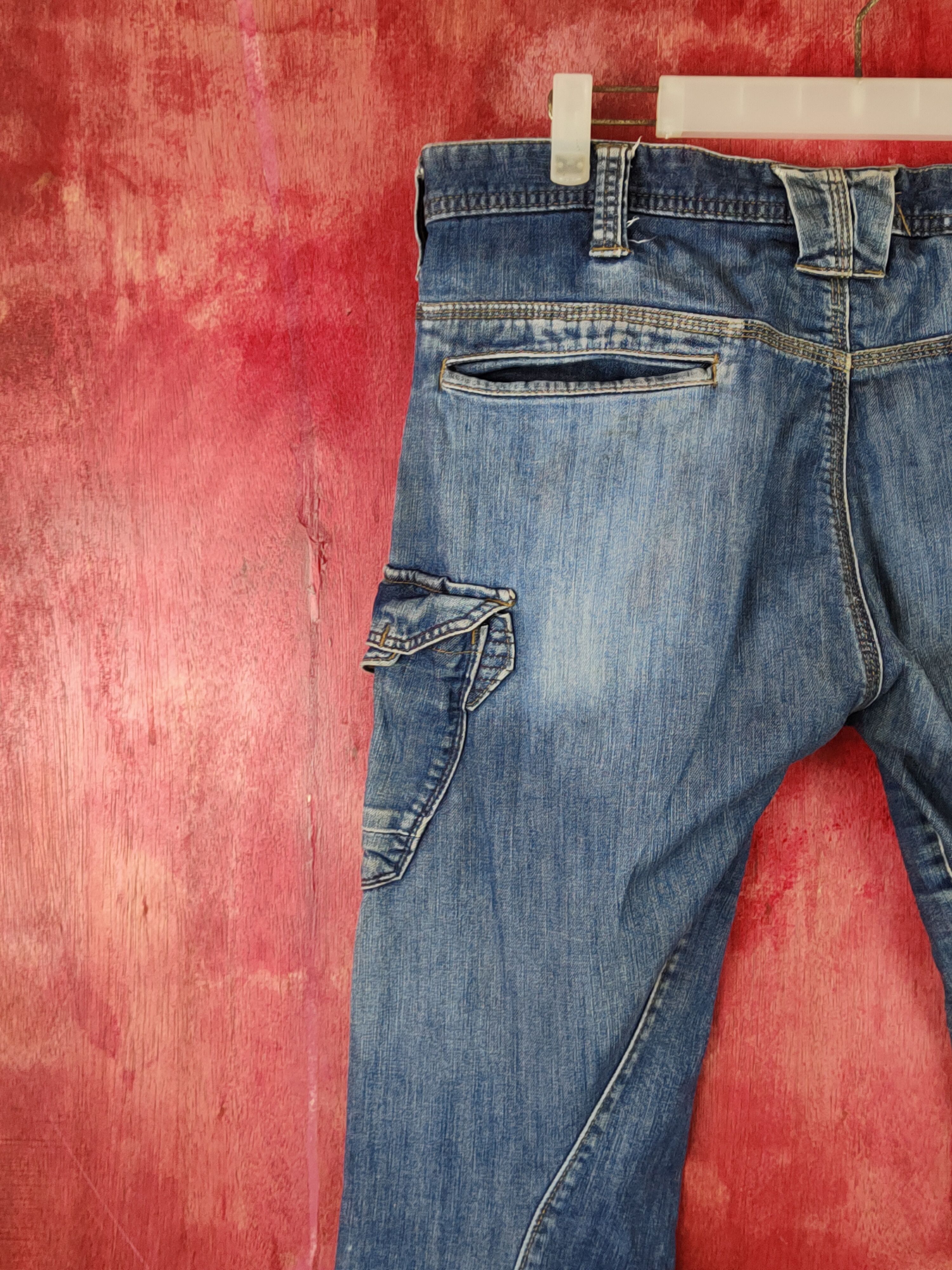 Japanese Brand × Vintage Evenriver Blue Faded Distressed Ripped Jeans #S1856 Size US 31 - 9 Thumbnail