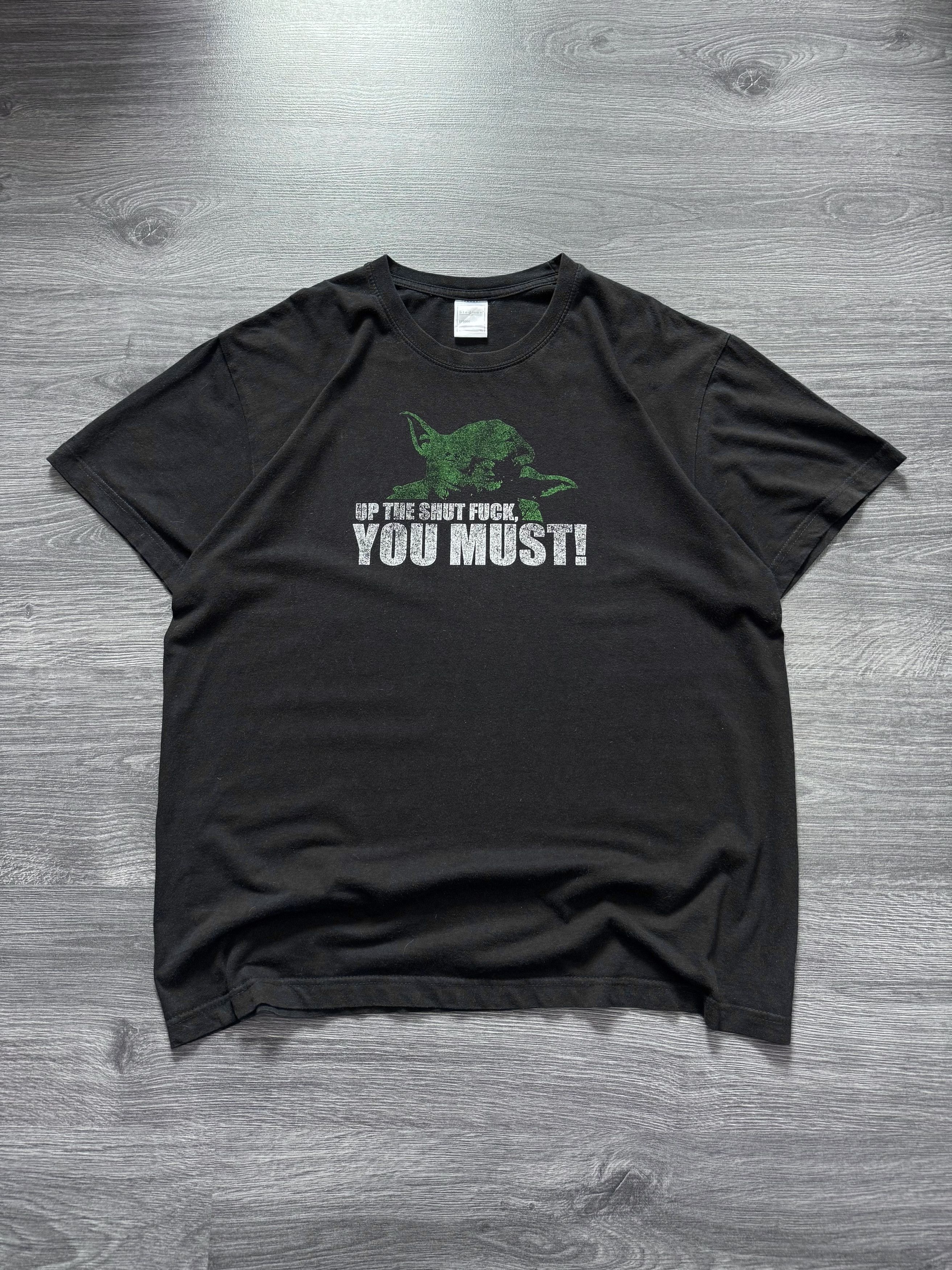 Vintage Vintage faded humor tee Irish Yoga y2k Size US XL / EU 56 / 4 - 1 Thumbnail