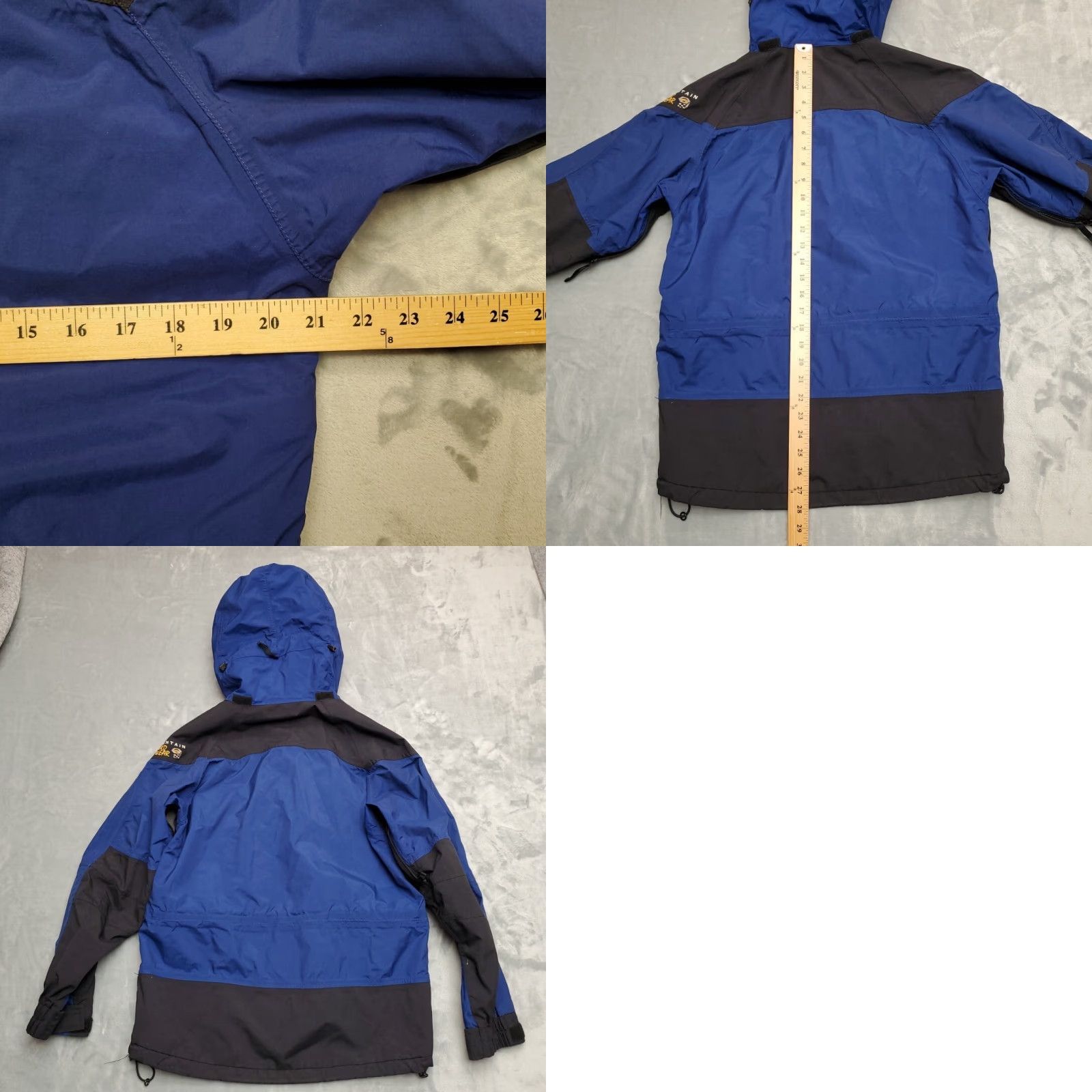 Mountain Hardwear VINTAGE Mountain Hardwear Jacket Women 8 Blue Hooded Conduit Waterproof Ski Rain Outdoor Size M / US 6-8 / IT 42-44 - 9 Thumbnail