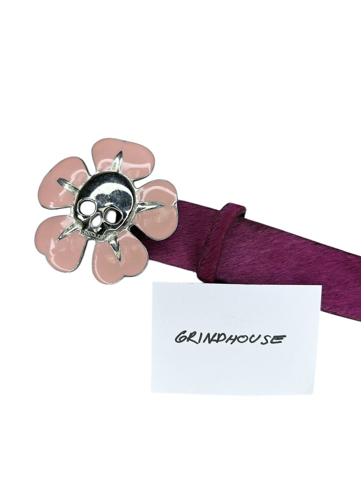 Vivienne Westwood Skull Flower Belt Size 32 - 9 Thumbnail