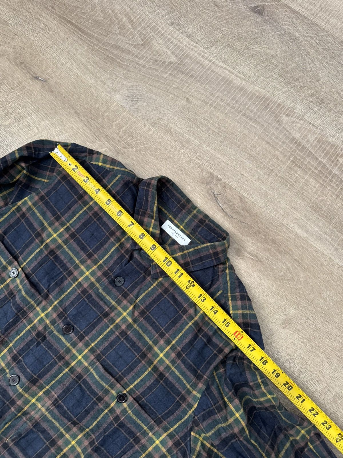 Tomorrowland Plaid Cotton Flannel Shirt Size US M / EU 48-50 / 2 - 9 Thumbnail