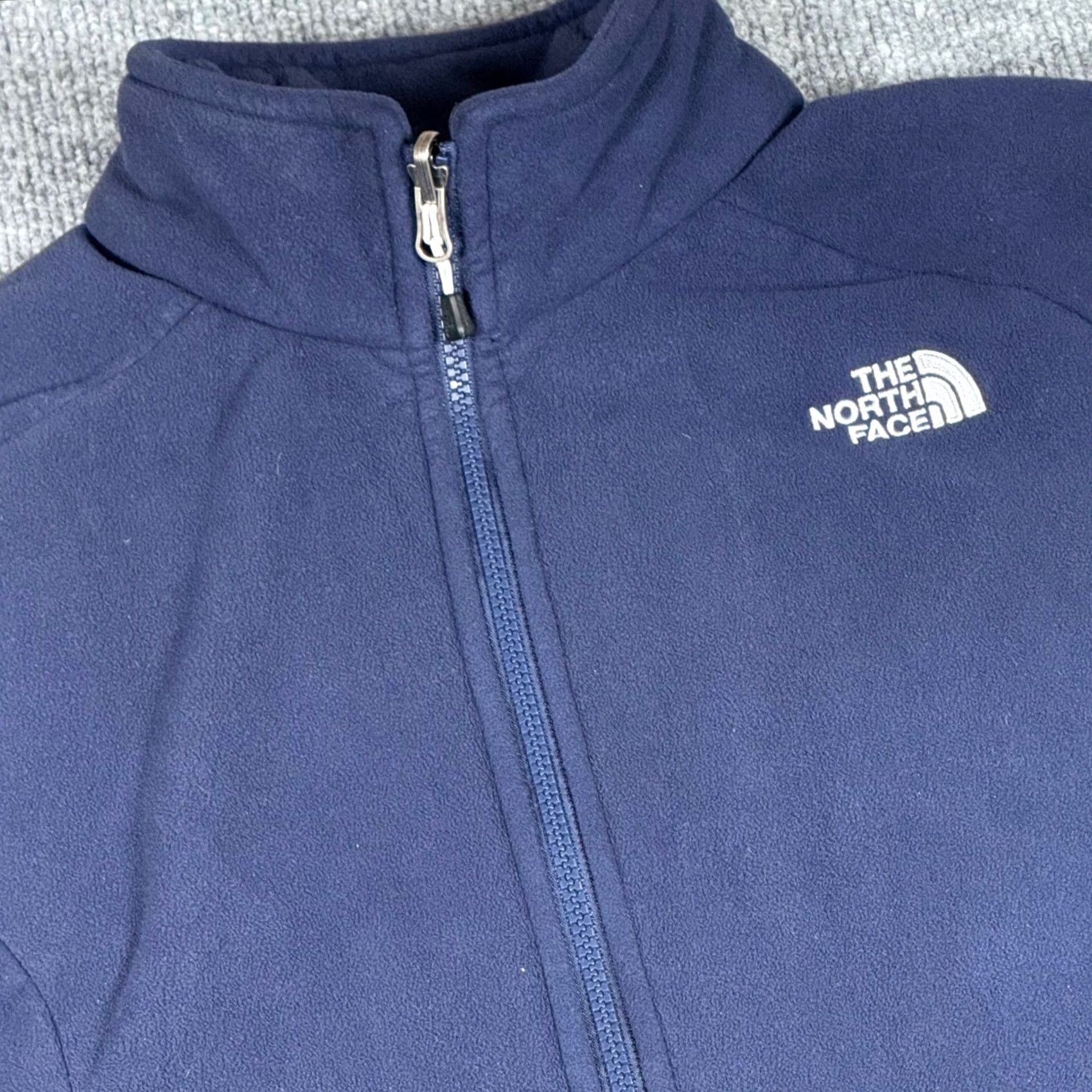 The North Face The North Face Fleece Jacket Blue Large Zip Up Plush Coat Fall Activewear Gorpcore Retro Womens Size L / US 10 / IT 46 - 2 Thumbnail