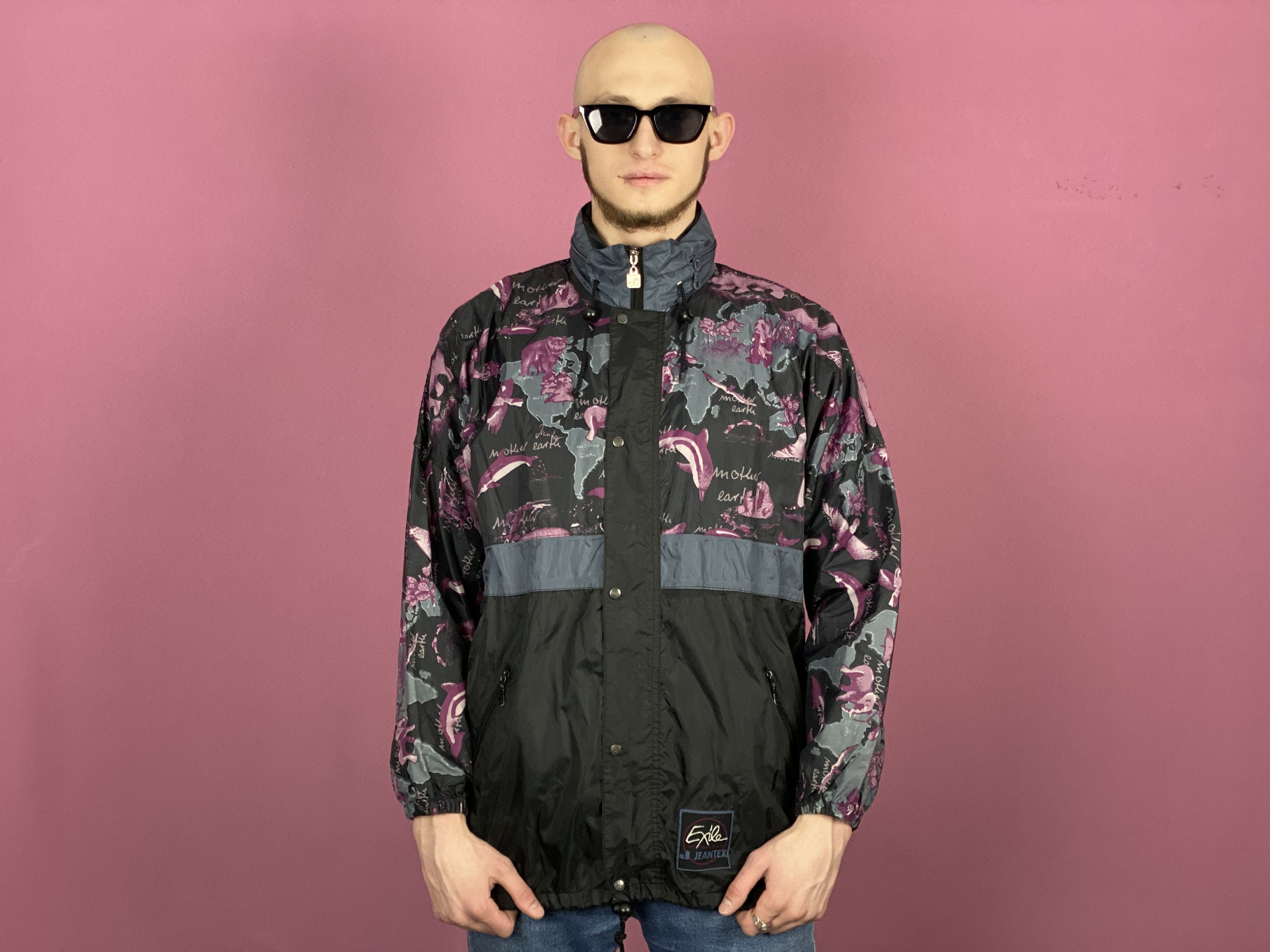 Vintage 90s Vintage Men's Windbreaker - Size L Rain Jacket Size US L / EU 52-54 / 3 - 4 Thumbnail