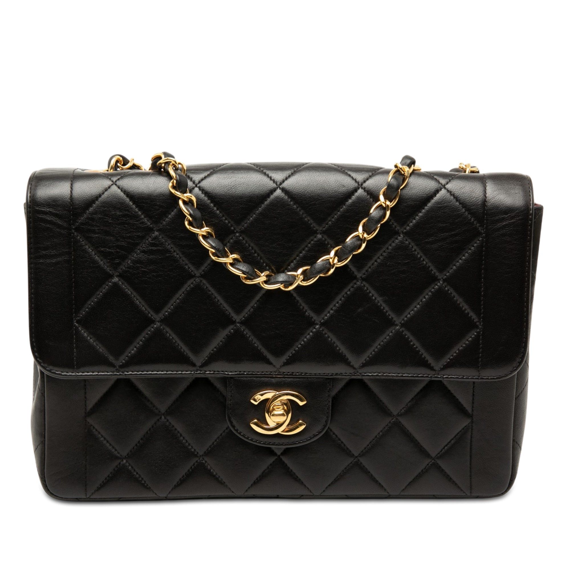 Chanel Medium CC Quilted Lambskin Border Single Flap Size ONE SIZE - 1 Thumbnail