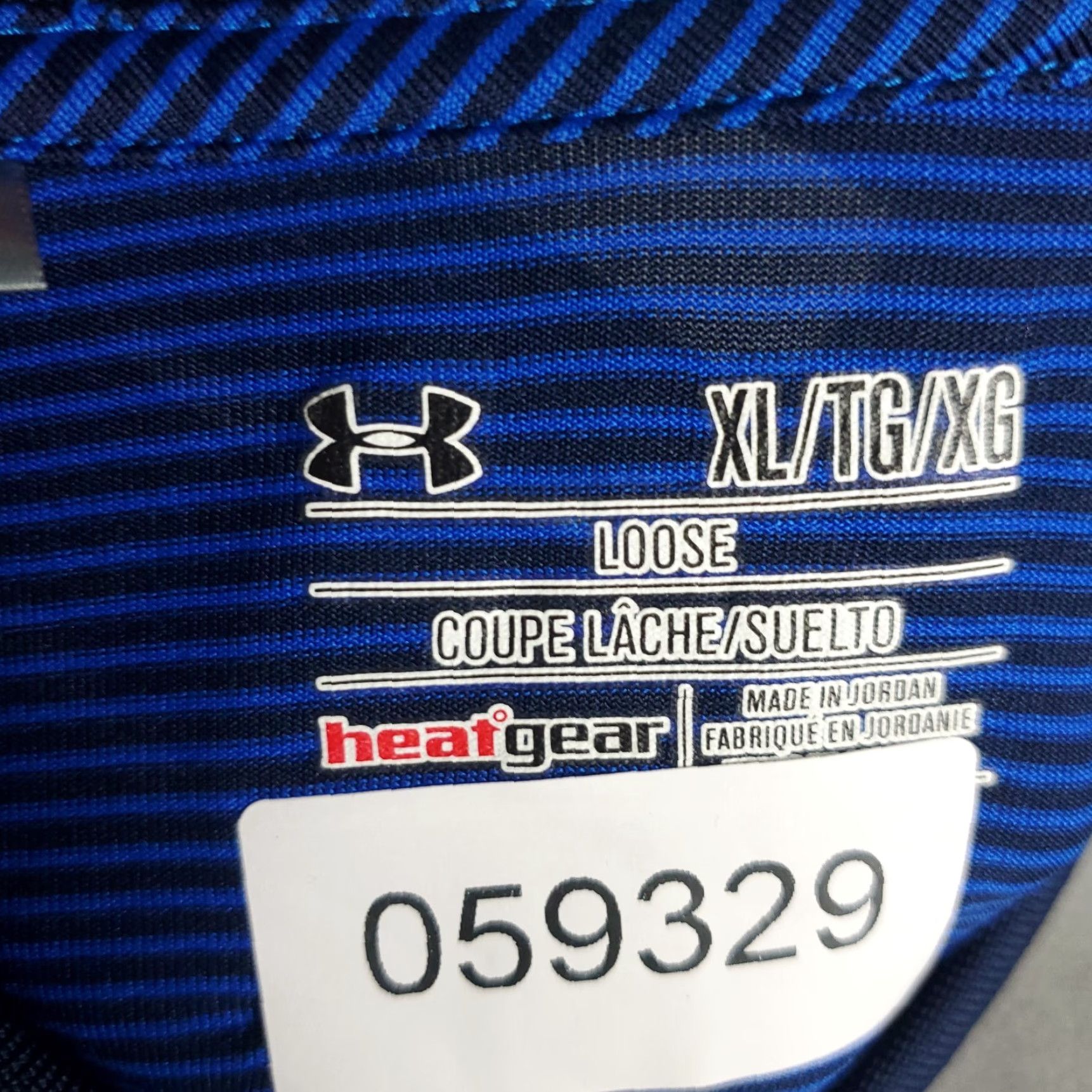 Under Armour Under Armour Polo Shirt Mens XL Blue Striped Golf Casual Short Sleeve Polo Shirt Mens XL Blue Striped Golf Casual Short Sleeve Size US XL / EU 56 / 4 - 7 Thumbnail
