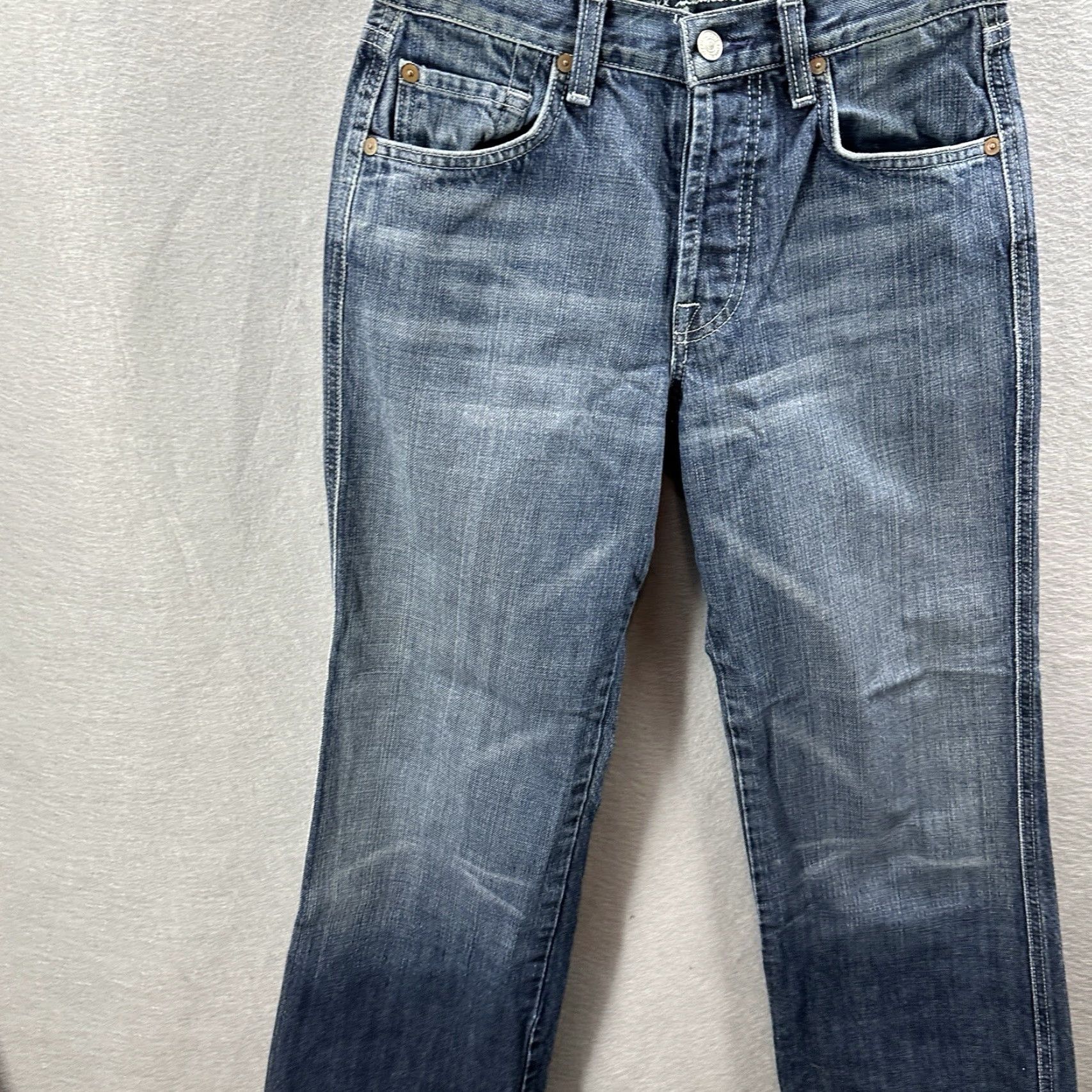 7 For All Mankind 7 For All Mankind Boot Cut Jeans Women 28 x 26 A Pocket Distressed Blue Size 28 Womens Jeans Size 28" / US 6 / IT 42 - 5 Thumbnail