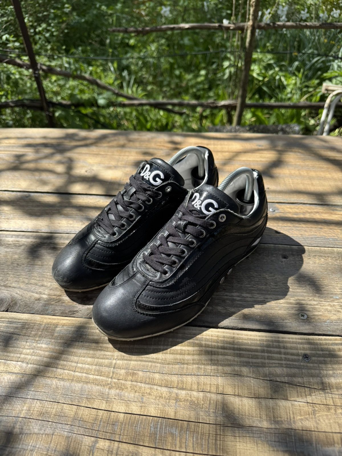Dolce & Gabbana Vintage Dolce Gabbana Leather Y2k Sneakers Size US 7 / EU 40 - 1 Thumbnail
