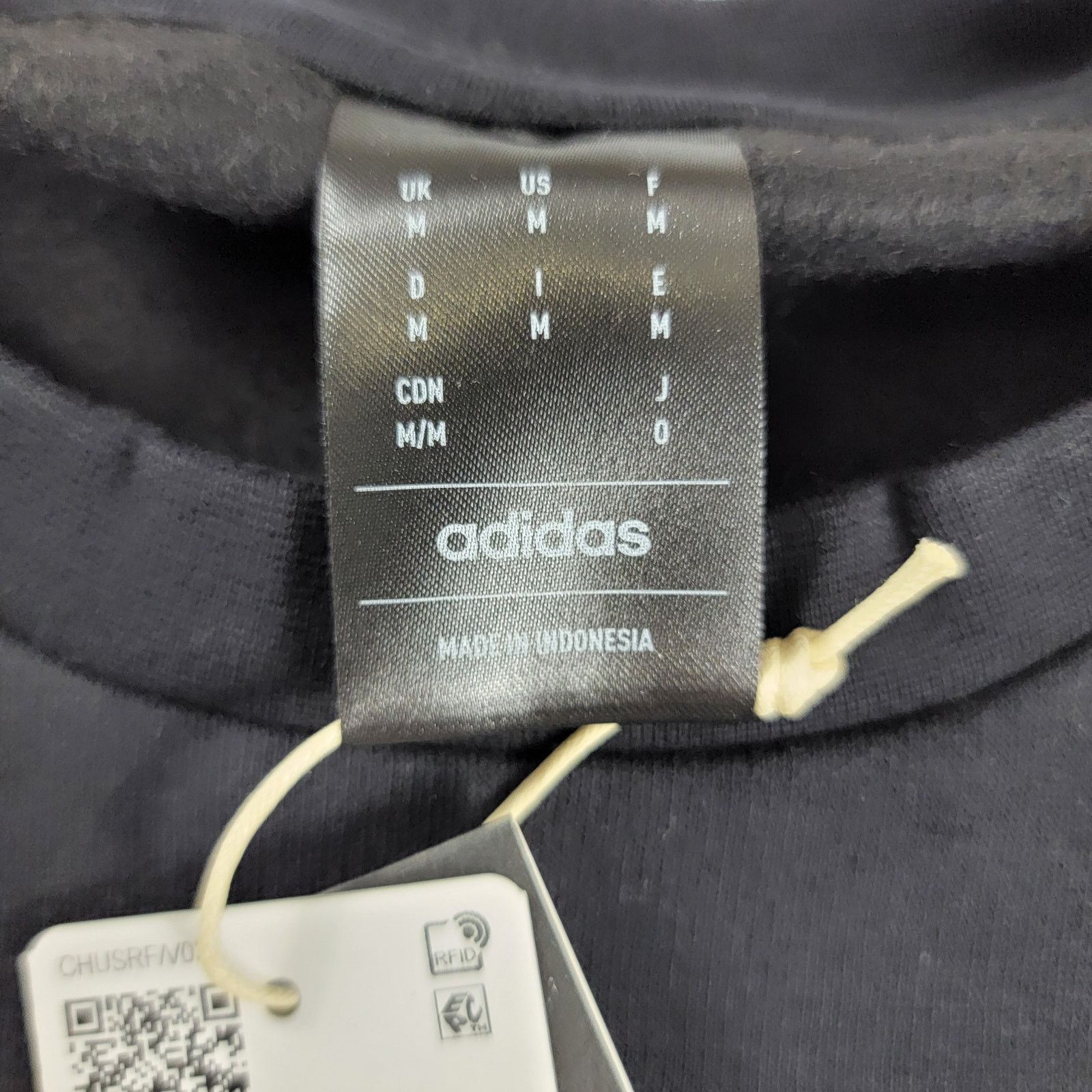 Adidas Adidas Mens Feelcozy Sweatshirt Black Sz M GV5295 (860-862) Size US M / EU 48-50 / 2 - 4 Thumbnail