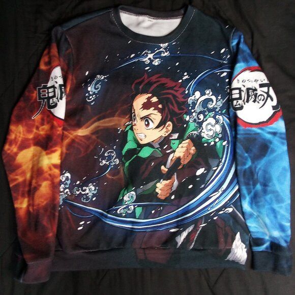 Other Demon Slayer Anime Manga AOP Sublimation Sweatshirt Size US L / EU 52-54 / 3 - 2 Thumbnail