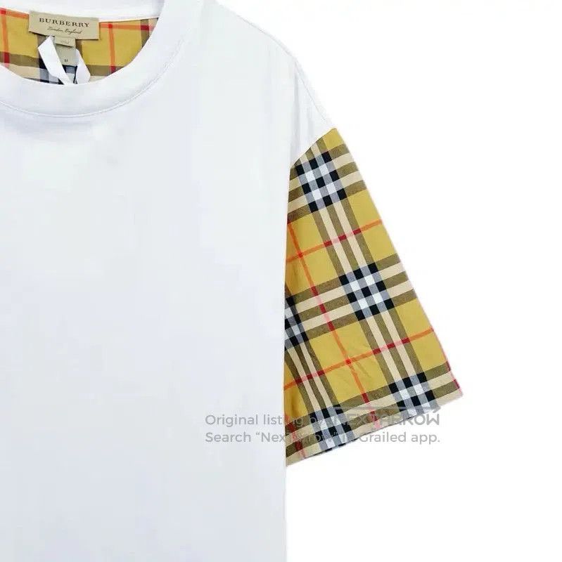 Burberry Burberry Summer White Cotton T-Shirt. Size S / US 4 / IT 40 - 3 Thumbnail