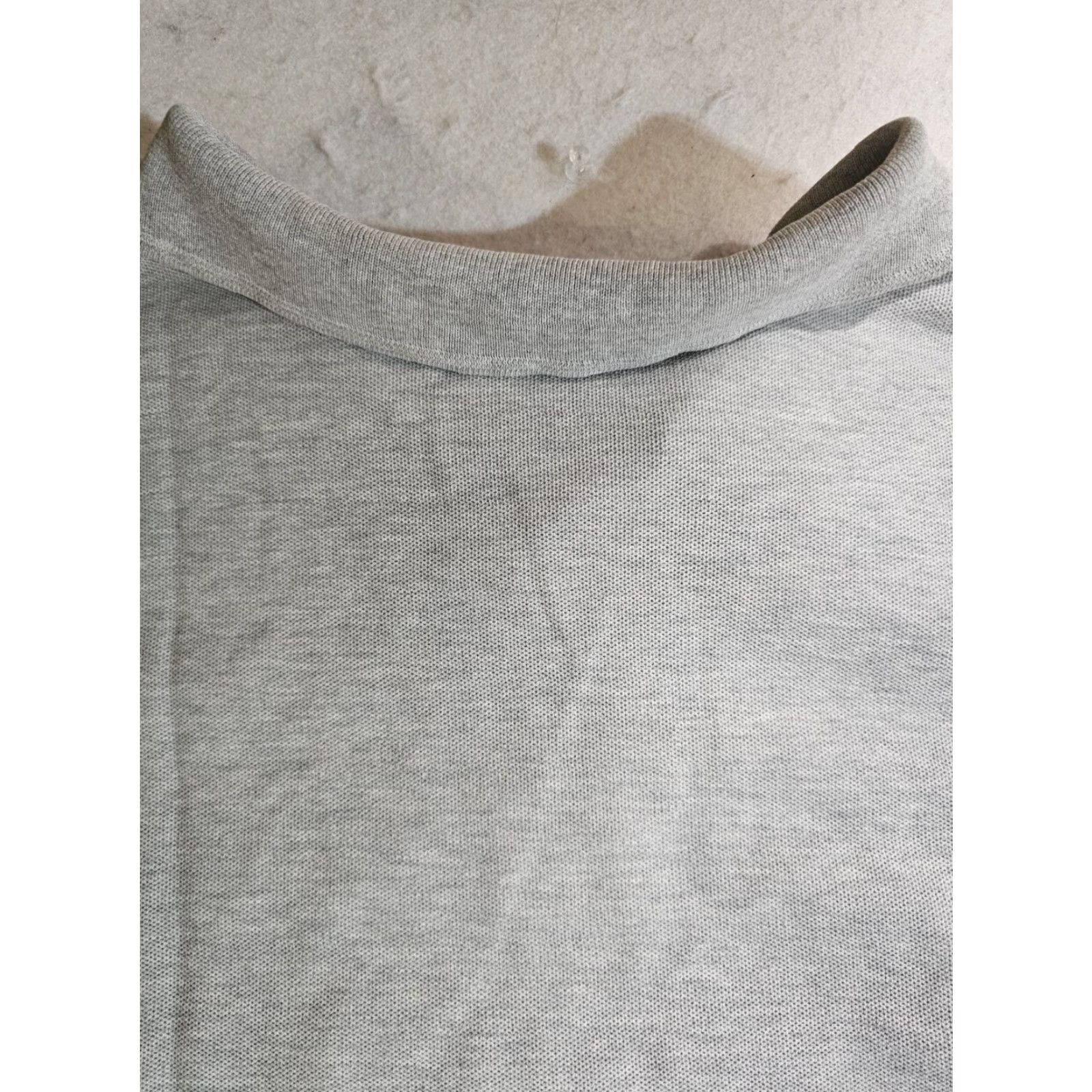 Vintage L.L. Bean Polo Shirt Heather Gray Long Sleeve Classic Fit Men 2XL Regular Cotton Logo Outdoor Hunting Fishing Hiking Activewear Casual Formal Size US XXL / EU 58 / 5 - 7 Thumbnail