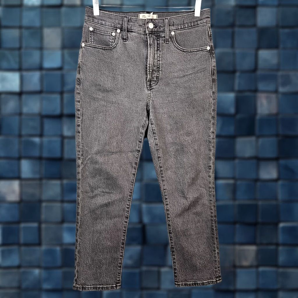 Madewell Madewell The Perfect Vintage Jean Women's Gray Casual Jeans Size 27P Size 27" / US 4 / IT 40 - 1 Thumbnail