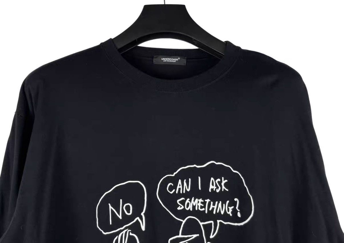Undercover Undercover "Can I Ask Sth" Funny Slogan Long Sleeve J31 Size US L / EU 52-54 / 3 - 3 Thumbnail