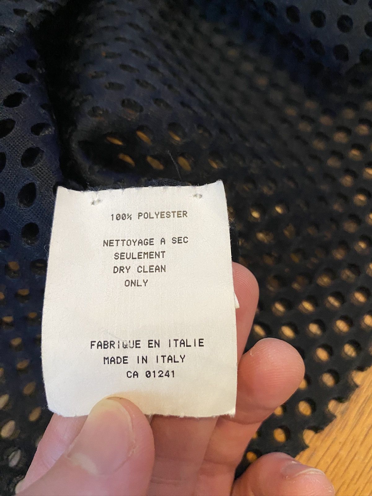 Raf Simons Raf Simons SS15 Black Mesh Tank Size US M / EU 48-50 / 2 - 10 Thumbnail
