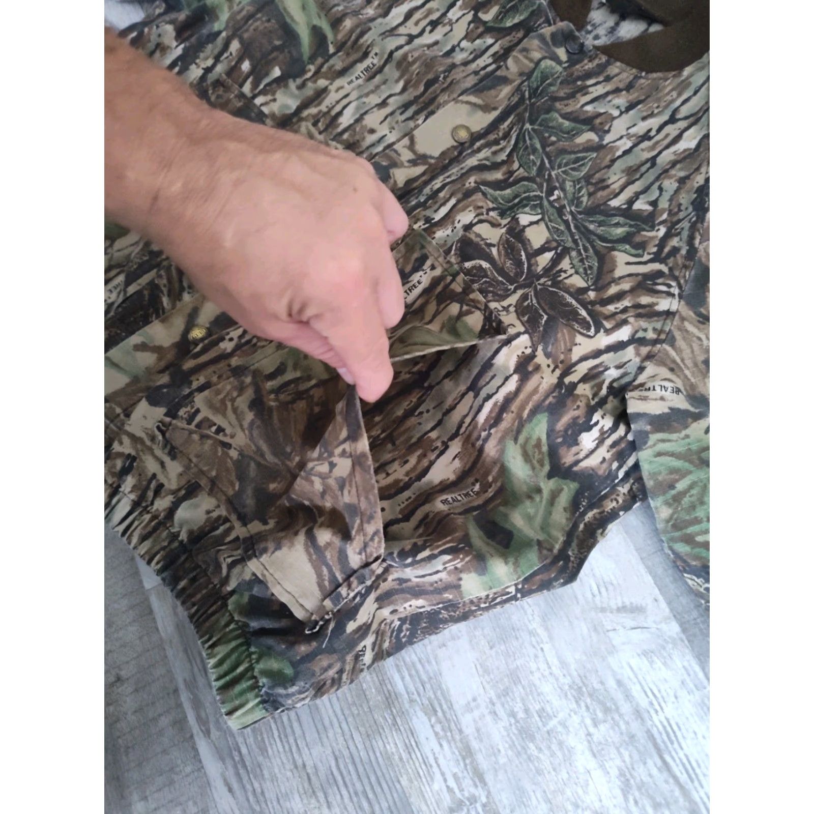 Realtree VINTAGE Liberty Men's Hunting Jacket Ripstop Camouflage US Made Size M Fall Spring Size US M / EU 48-50 / 2 - 7 Thumbnail