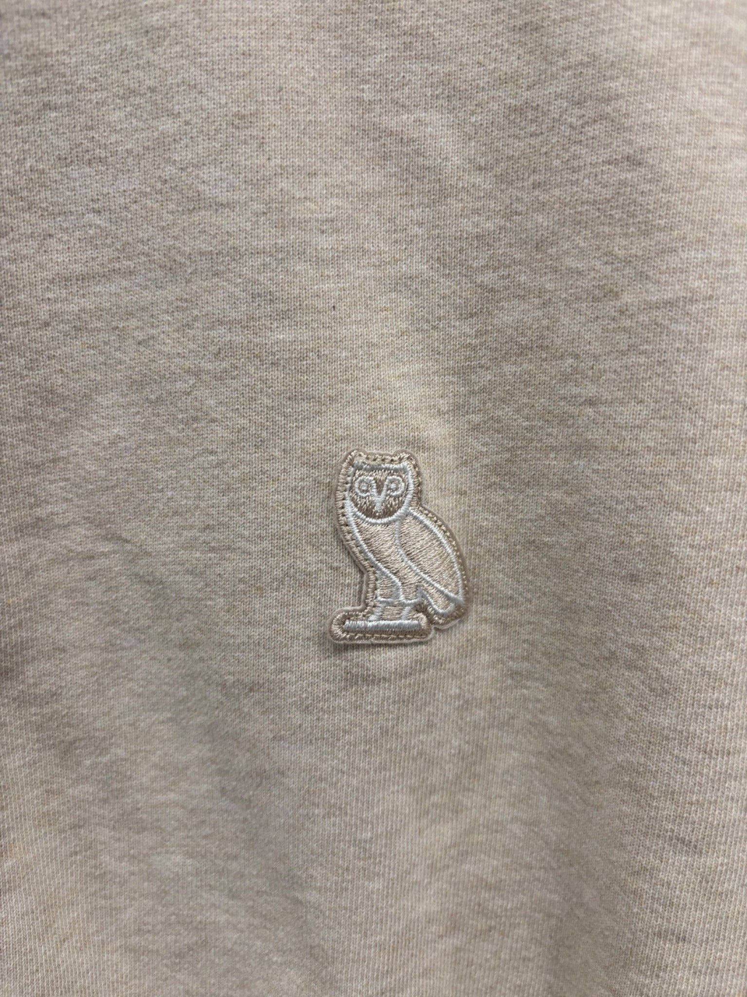 October's Very Own OVO Small Owl Full Zip Sweatshirt Beige Size US S / EU 44-46 / 1 - 2 Thumbnail