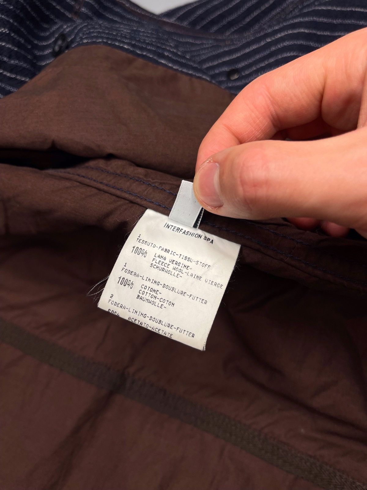 Marithe + Francois Girbaud Marithe Francols Girbaud Hickory Asymmetric Denim Jacket Size US M / EU 48-50 / 2 - 9 Thumbnail