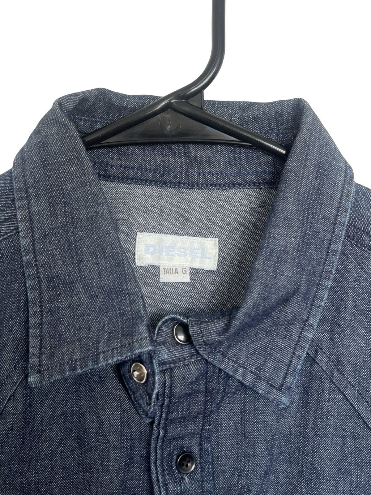 Diesel Diesel Denim Button Down Shirt Size US L / EU 52-54 / 3 - 3 Thumbnail