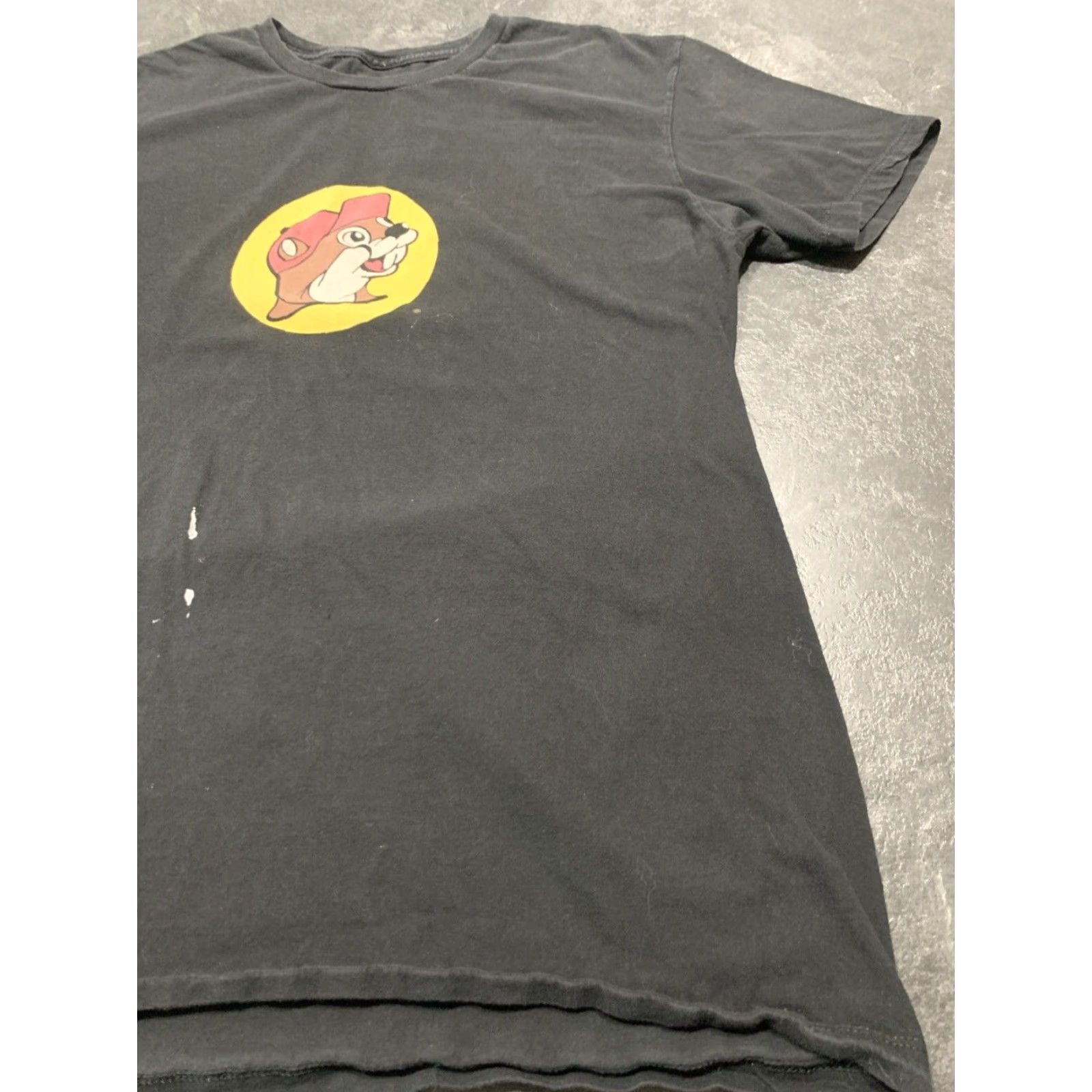 Vintage BUC-EE'S Beaver T-Shirt Peace Love Black Adult XL Faded Paint Stains Unisex Size US XL / EU 56 / 4 - 4 Thumbnail
